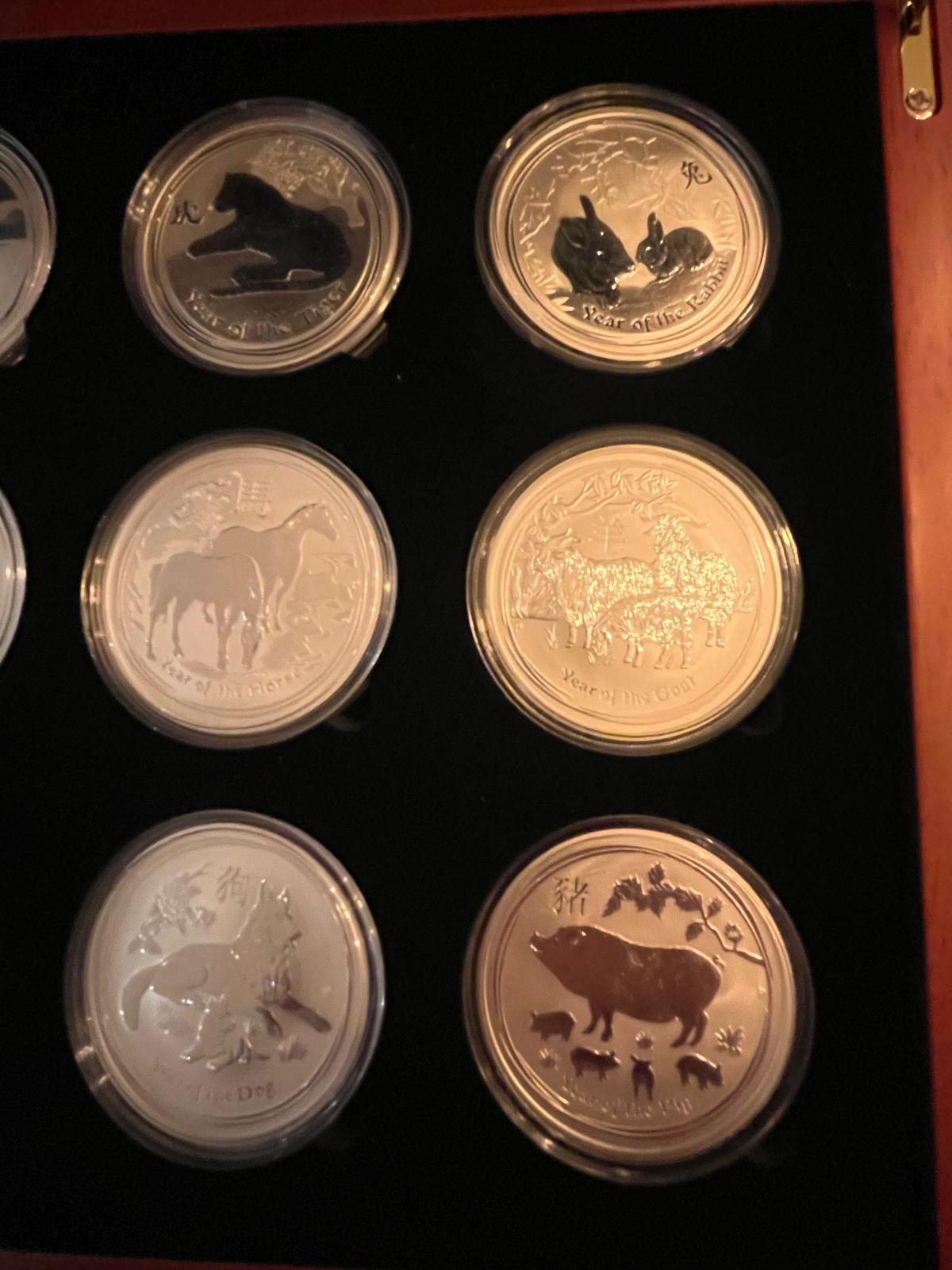 12 x 1 oz - Lunar Series II Complete 2008-2019