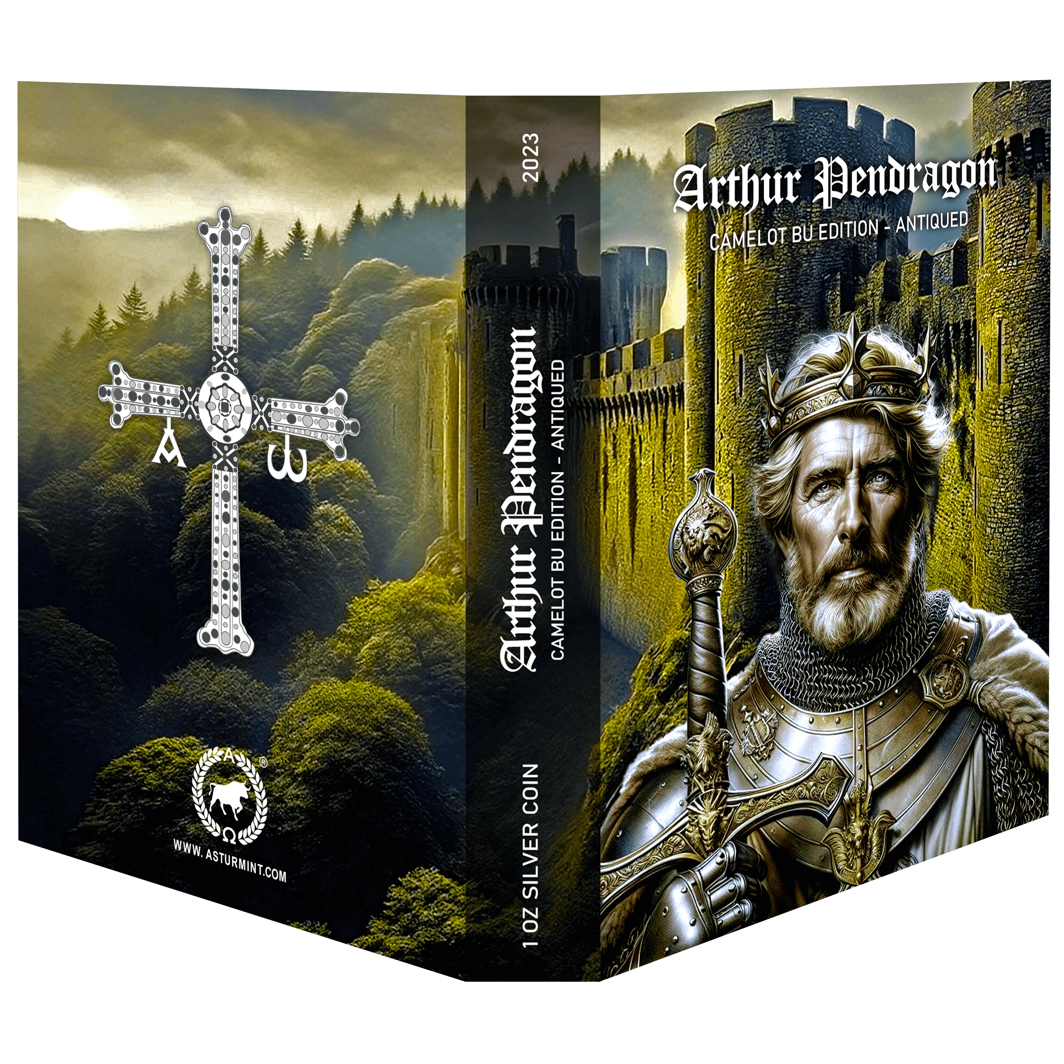 Niue - Camelot - Arthur Pendragon - Antique Finish - 1 oz