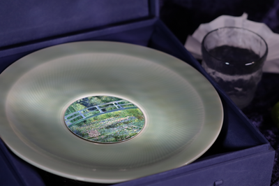 Tschad – Seerosenteich 1889 von Claude Monet Seladonporzellan – 2 oz
