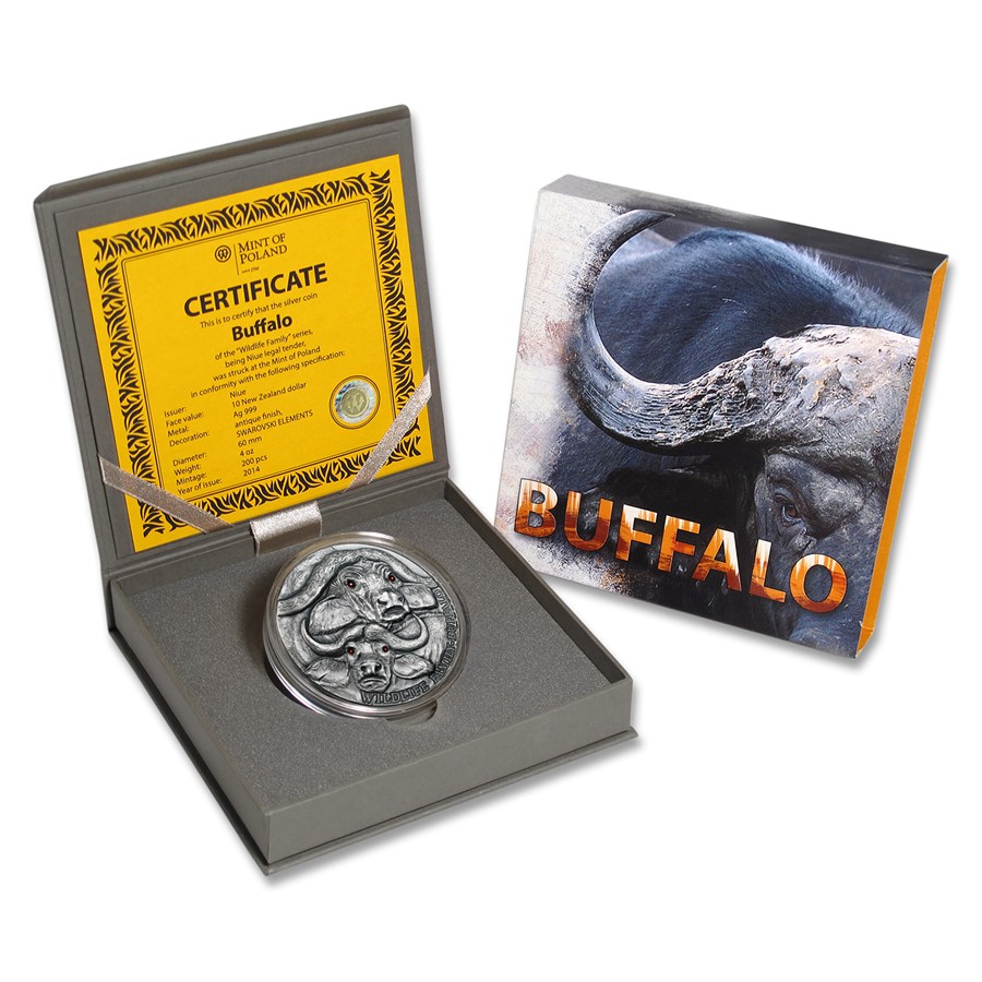 Niue - Wildlife Family BUFFALO - 1 oz