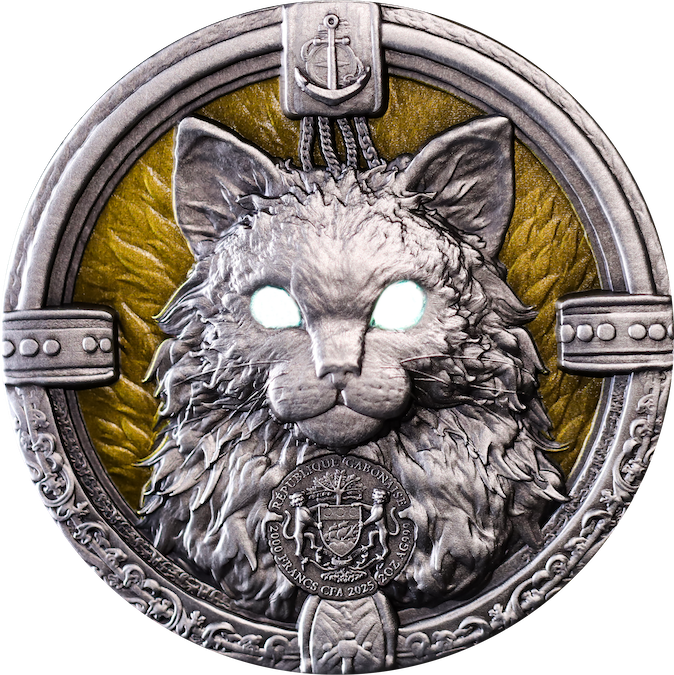 Gabon - The Ship Cat (glow in the dark) -  2 oz