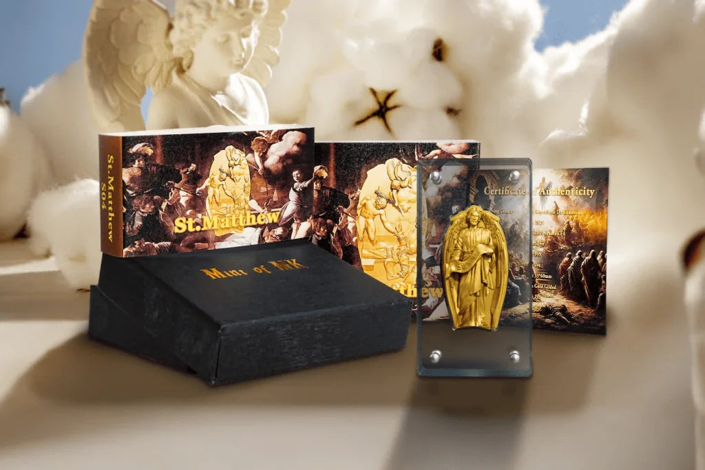 Cameroon - Saint Matthew 12 Apostle Series GILDED - 2 oz