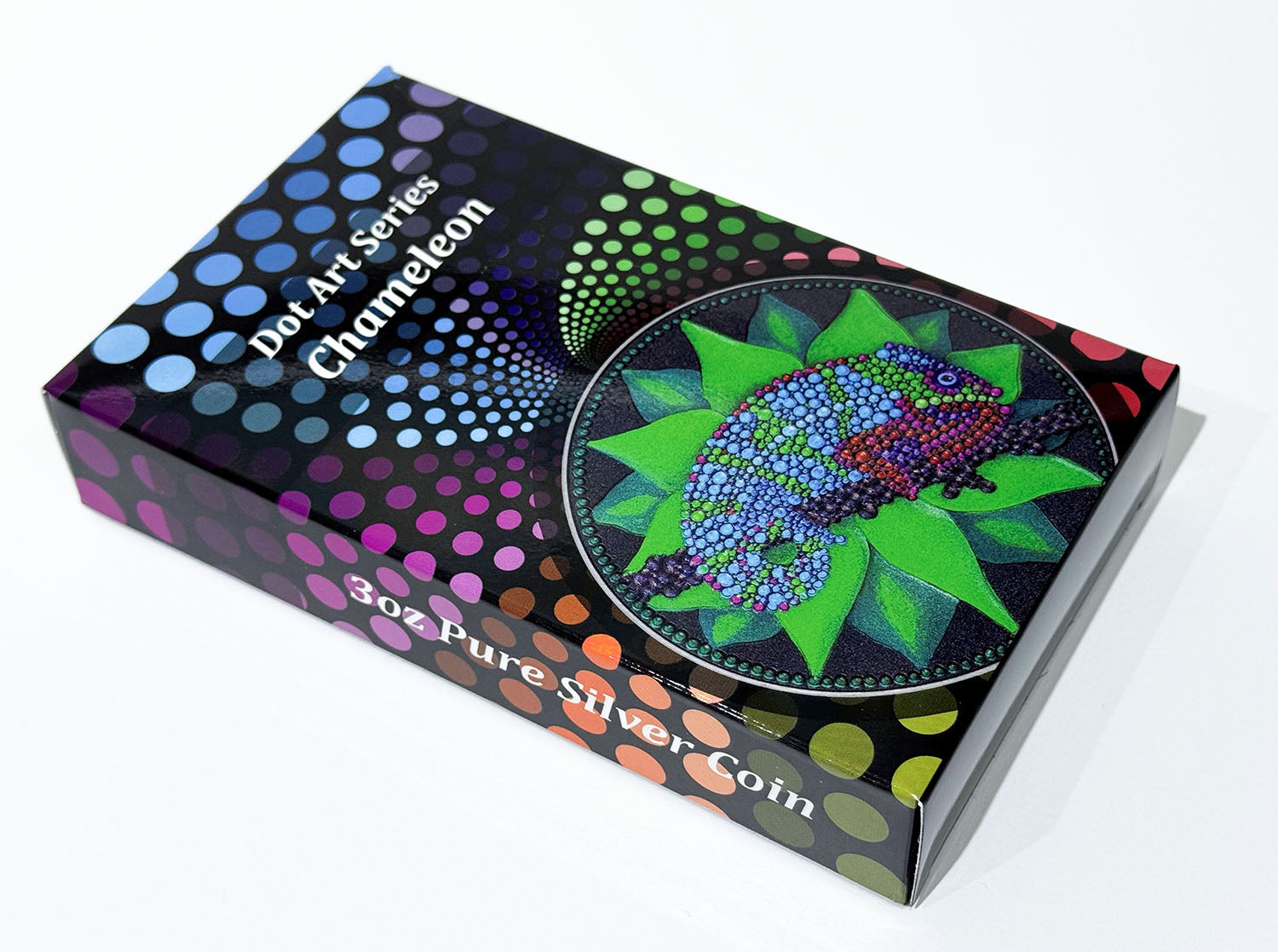 Palau - Chameleon - Dot Art series - 3 oz
