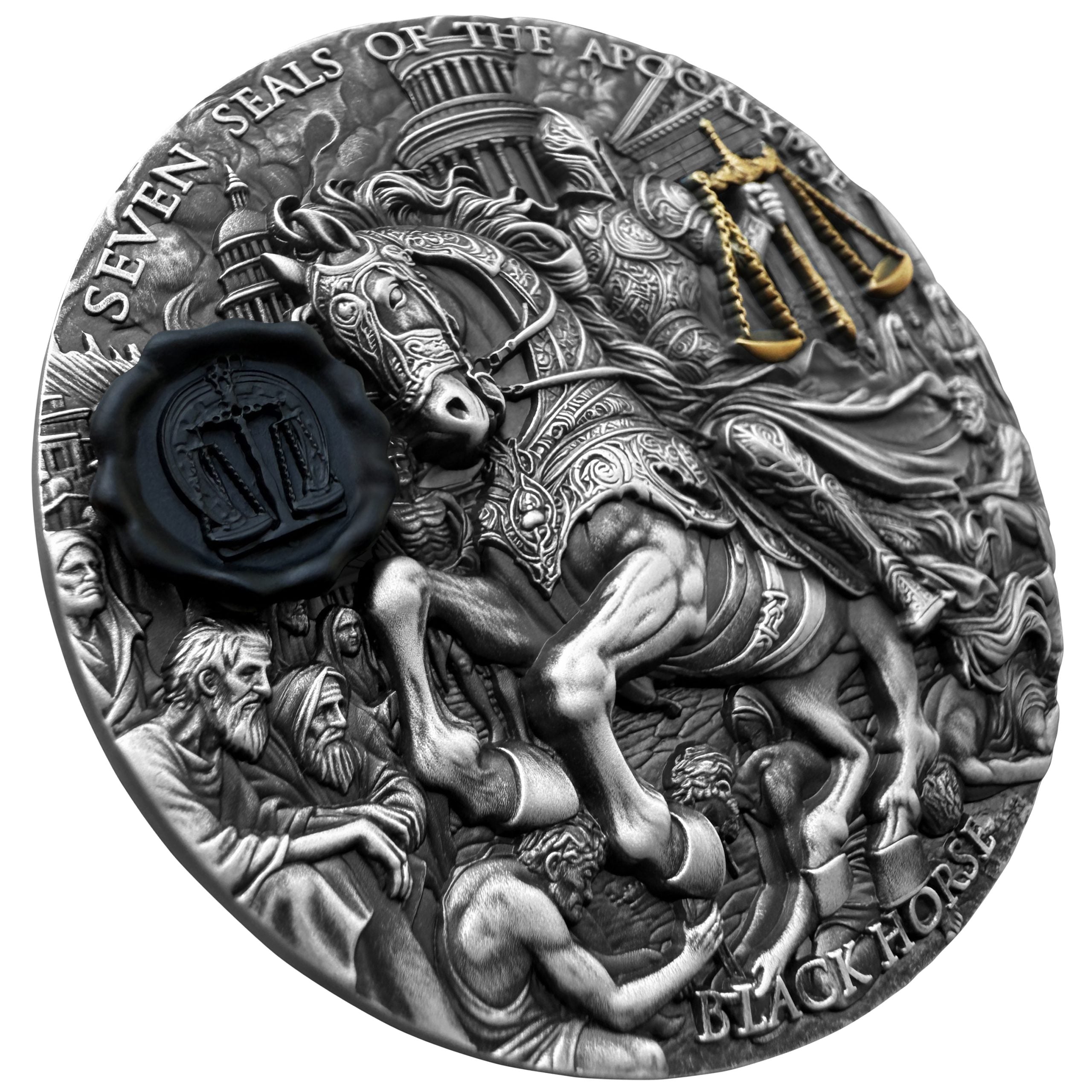 Niue - Seven Seals of the Apocalypse - Black Horse