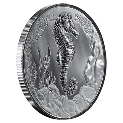 Samoa - Seahorse Silver Coin
