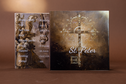Cameroon - Saint Peter 12 Apostle Series GILDED - 2 oz