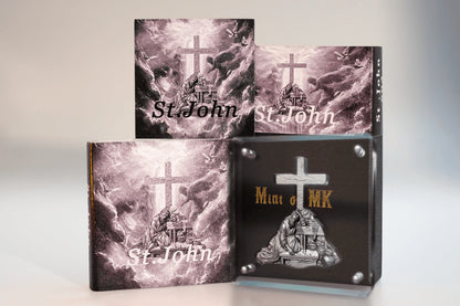 Cameroon - Saint John 12 Apostle Series ANTIQUED - 2 oz