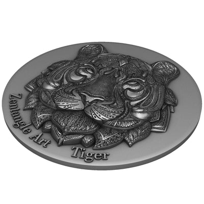 Niue - TIGER Zentangle Art 2 oz