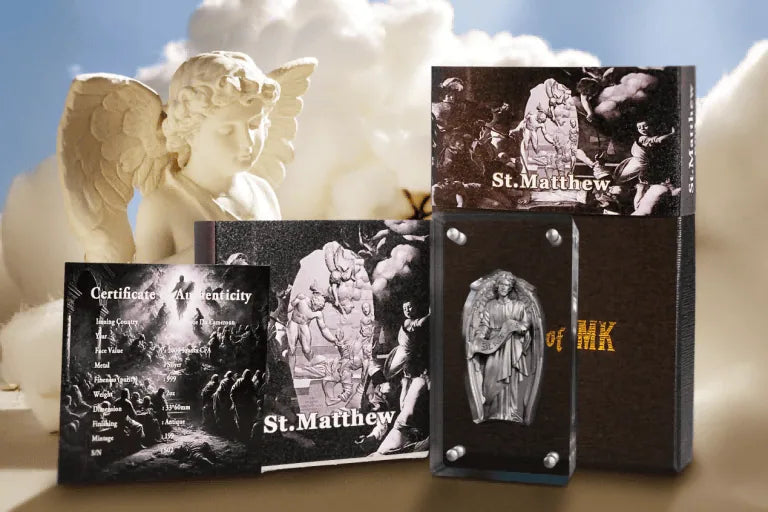 Cameroon - Saint Matthew 12 Apostle Series ANTIQUED - 2 oz