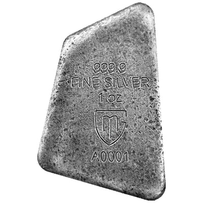 2023 Germania Runes - Wunjo 1 oz Silber veredelter Gussbarren