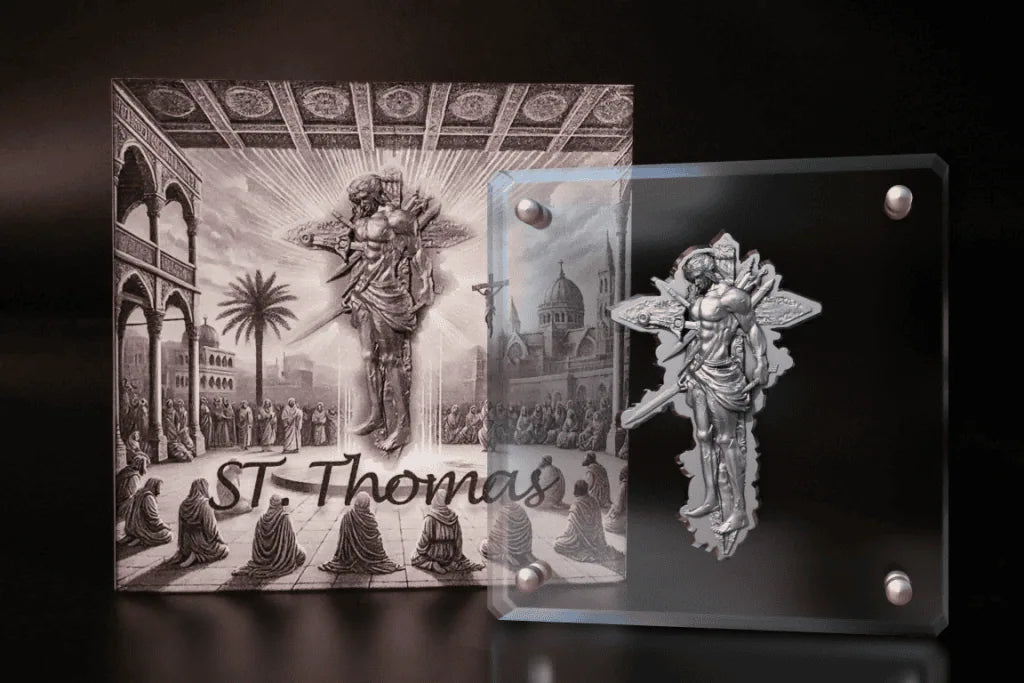 Cameroon - Saint Thomas 12 Apostle Series ANTIQUED - 2 oz