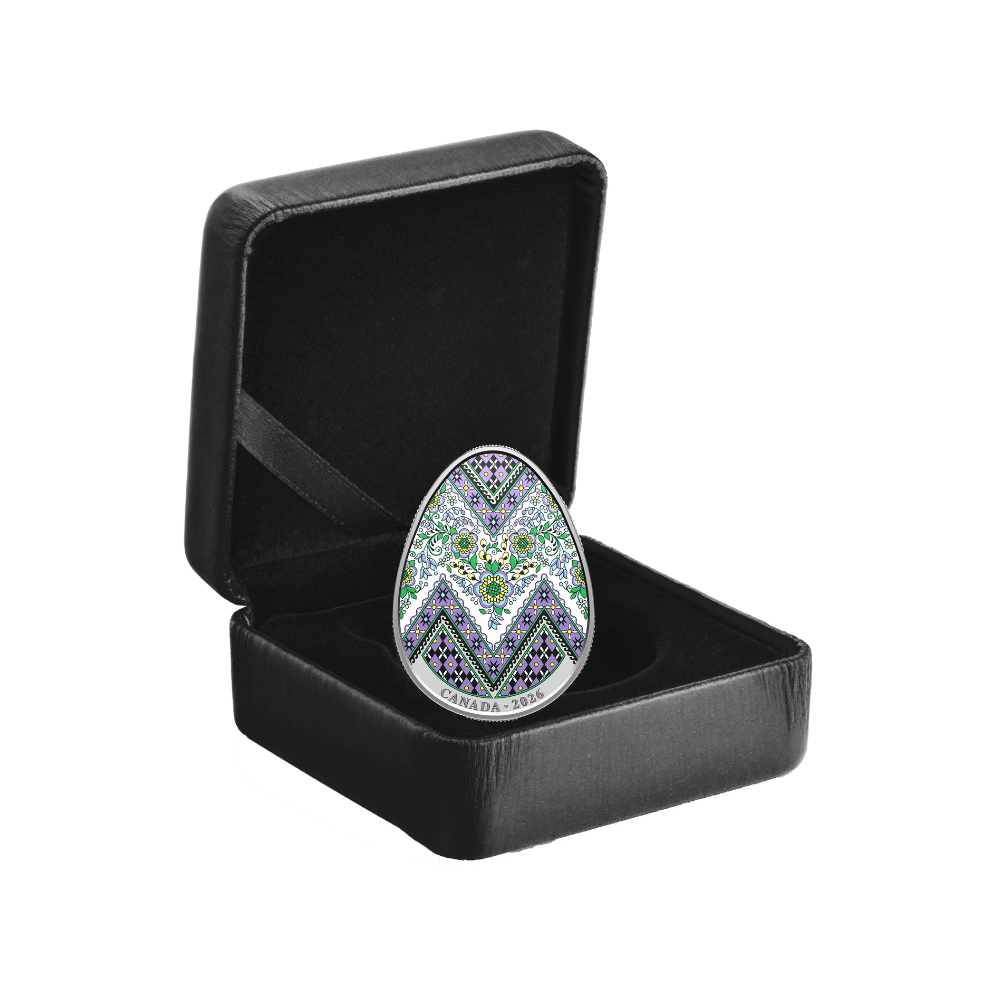 Canada - 2026 Fine Silver Coin - Pysanka - 1 oz