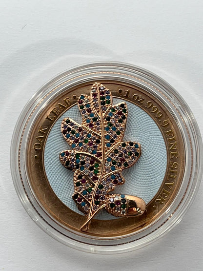 Oak Leaf Bejeweled (Mixed) - 1 oz
