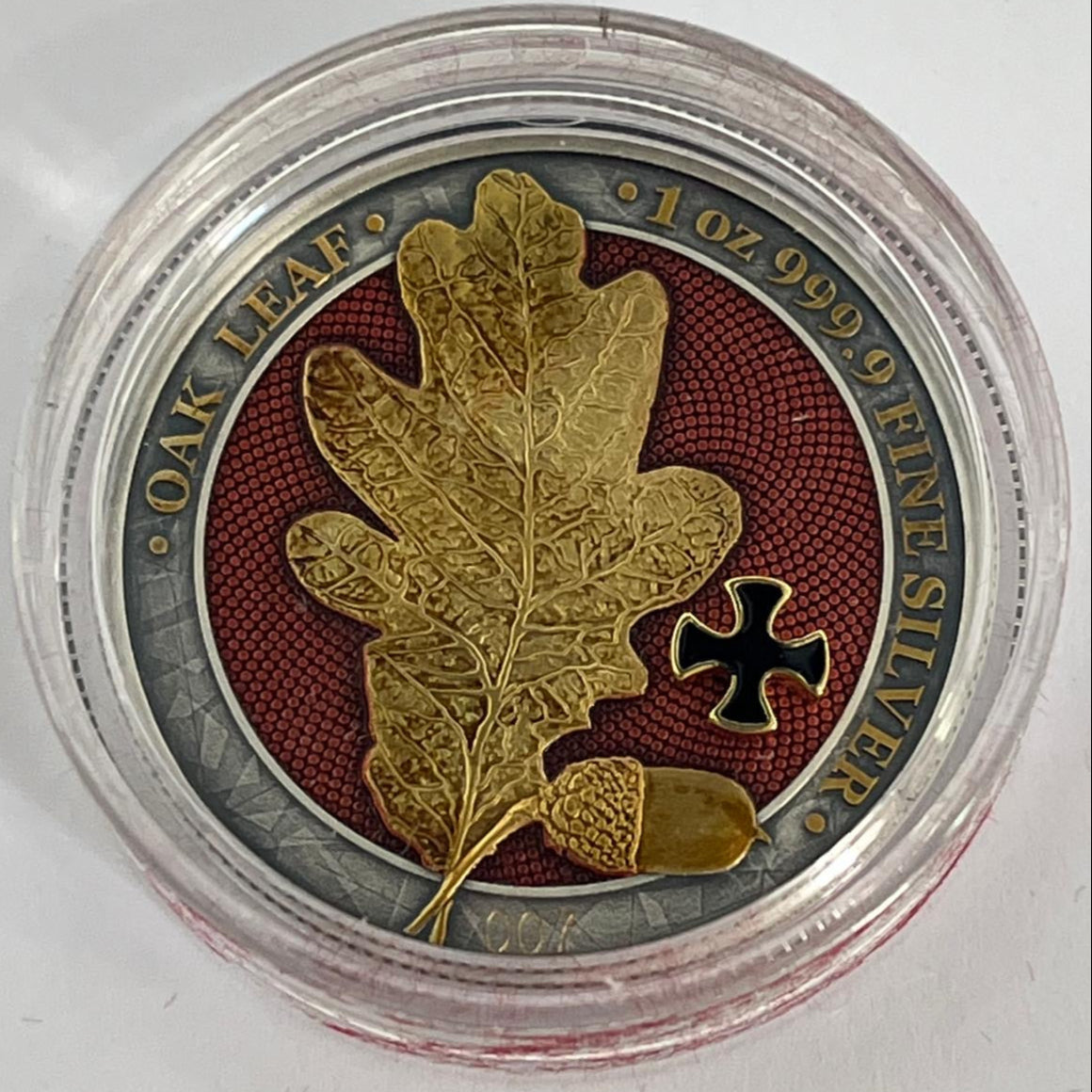 Oak Leaf Cross Golden Cross 1 oz