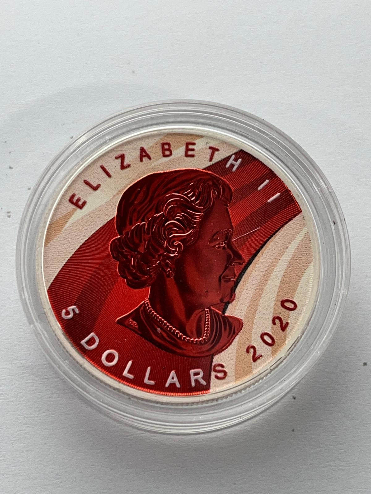 Red Opal Red/White background - 1 oz