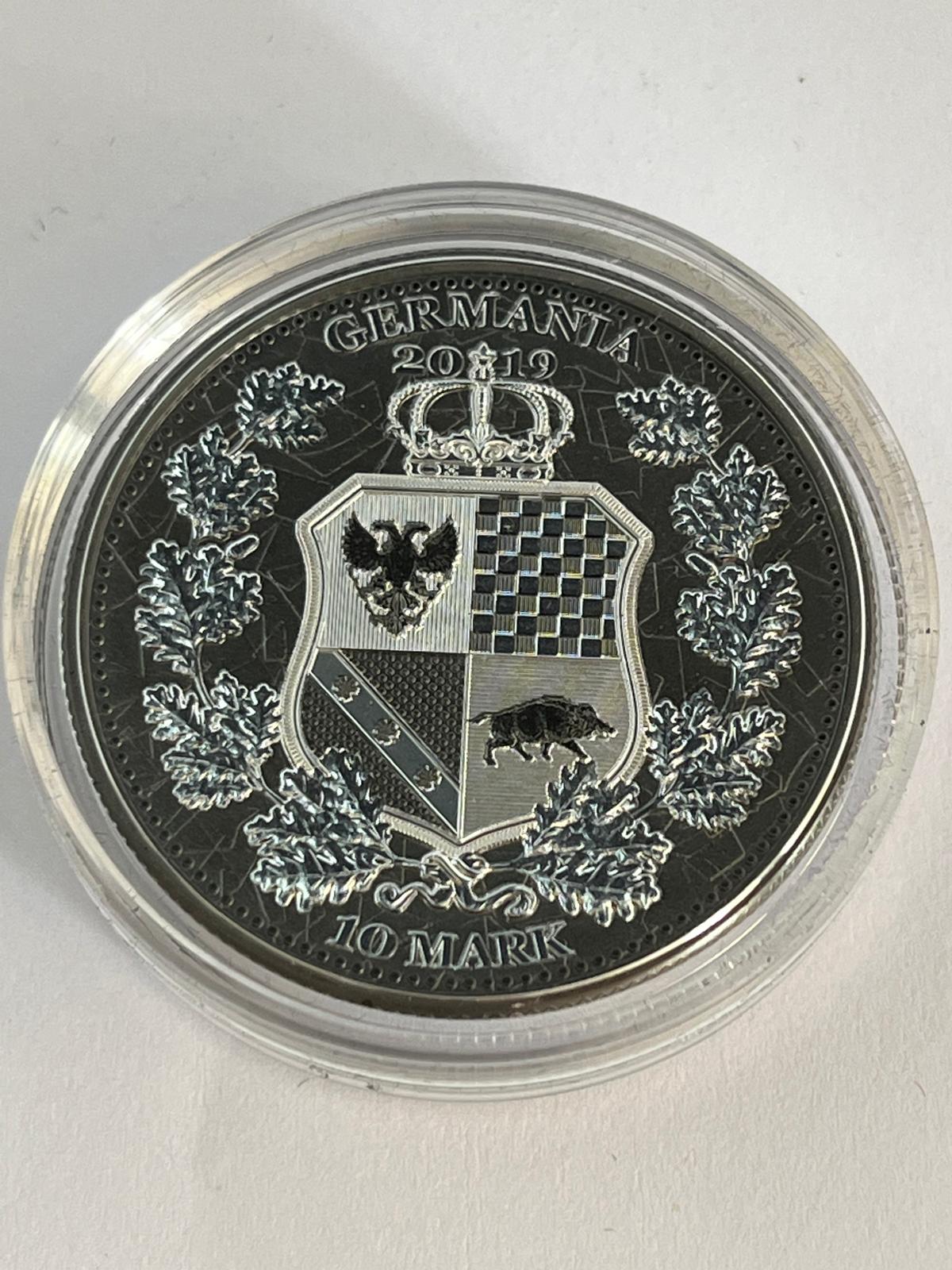 The Allegories Britannia &amp; Germania Red/Silver 2 oz