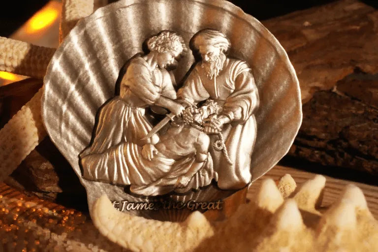 Cameroon - Saint James The Great 12 Apostle Series ANTIQUED - 2 oz