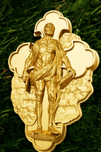 Cameroon - Saint Bartholomew 12 Apostle Series GILDED - 2 oz