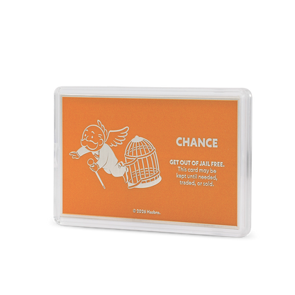 Niue - MONOPOLY - Chance Cards - Get out of Jail Free Card - 1 oz