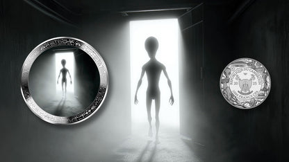 Alien in Door Opening – Alien & UFO series 2 oz