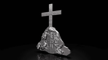 Cameroon - Saint John 12 Apostle Series ANTIQUED - 2 oz