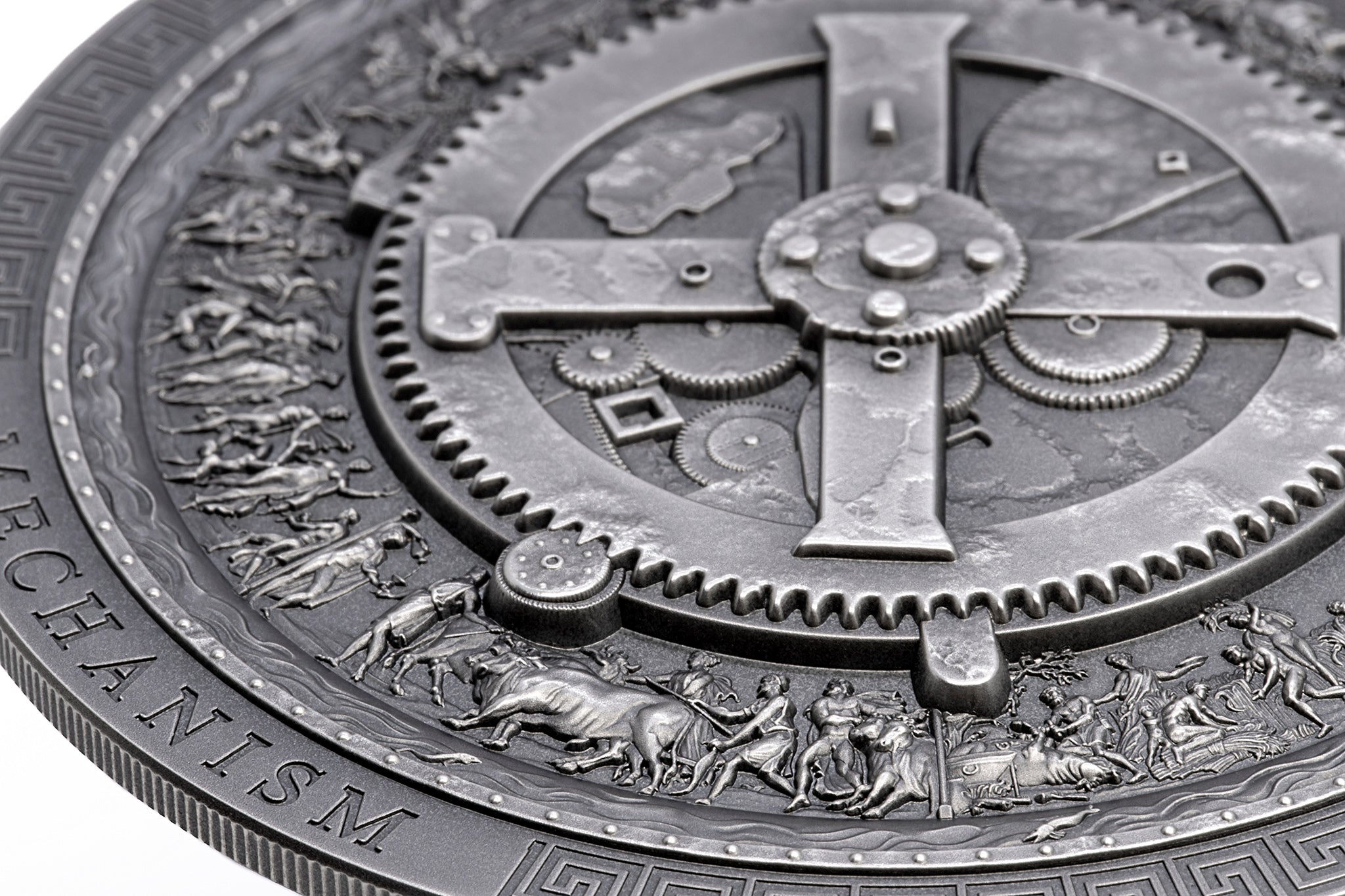 Cook Islands - Antikythera Mechanism Antiqued – Archeology & Symbolism - 3 oz