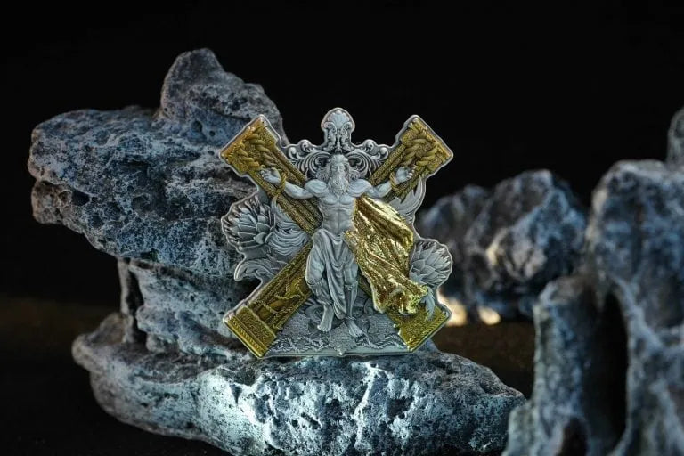 Cameroon - Saint Andrew 12 Apostle Series ANTIQUE - 2 oz