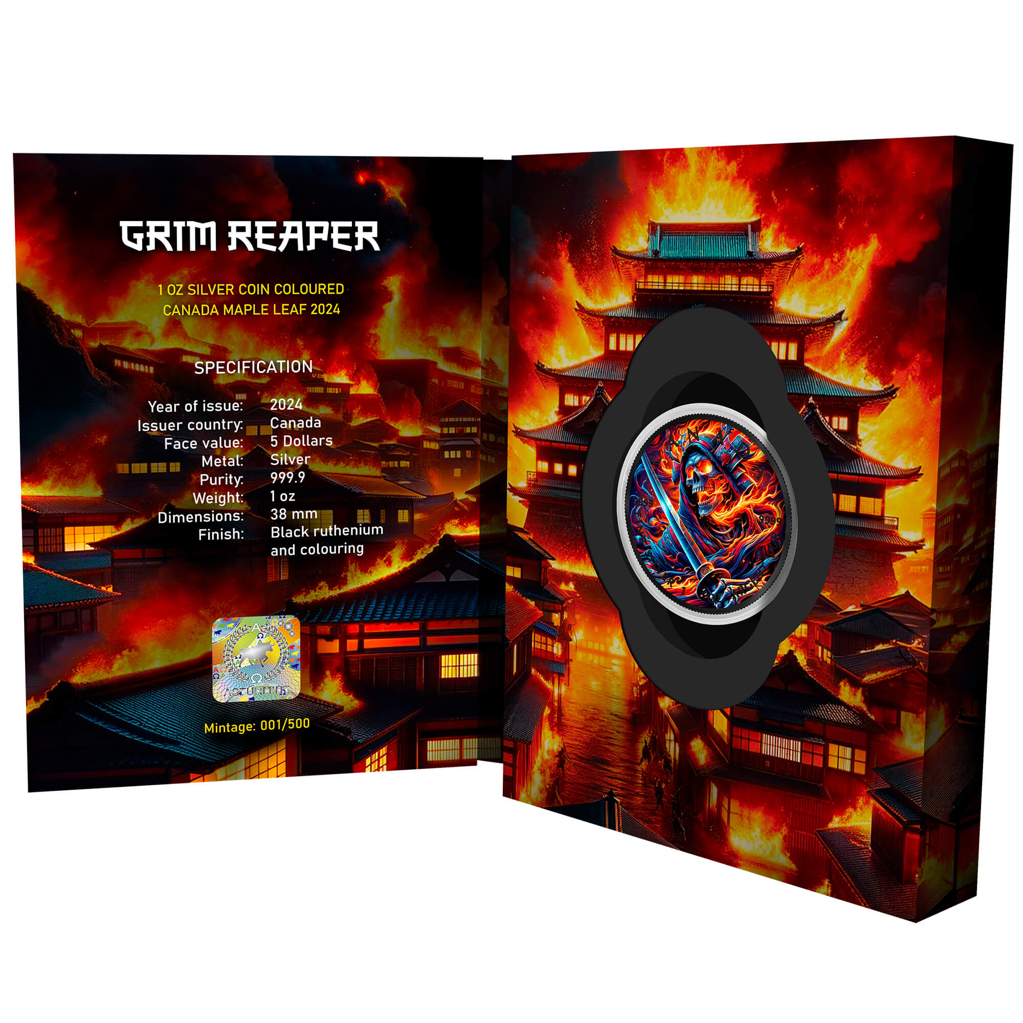 Canada - Grim Reaper - Samurai - 1 oz