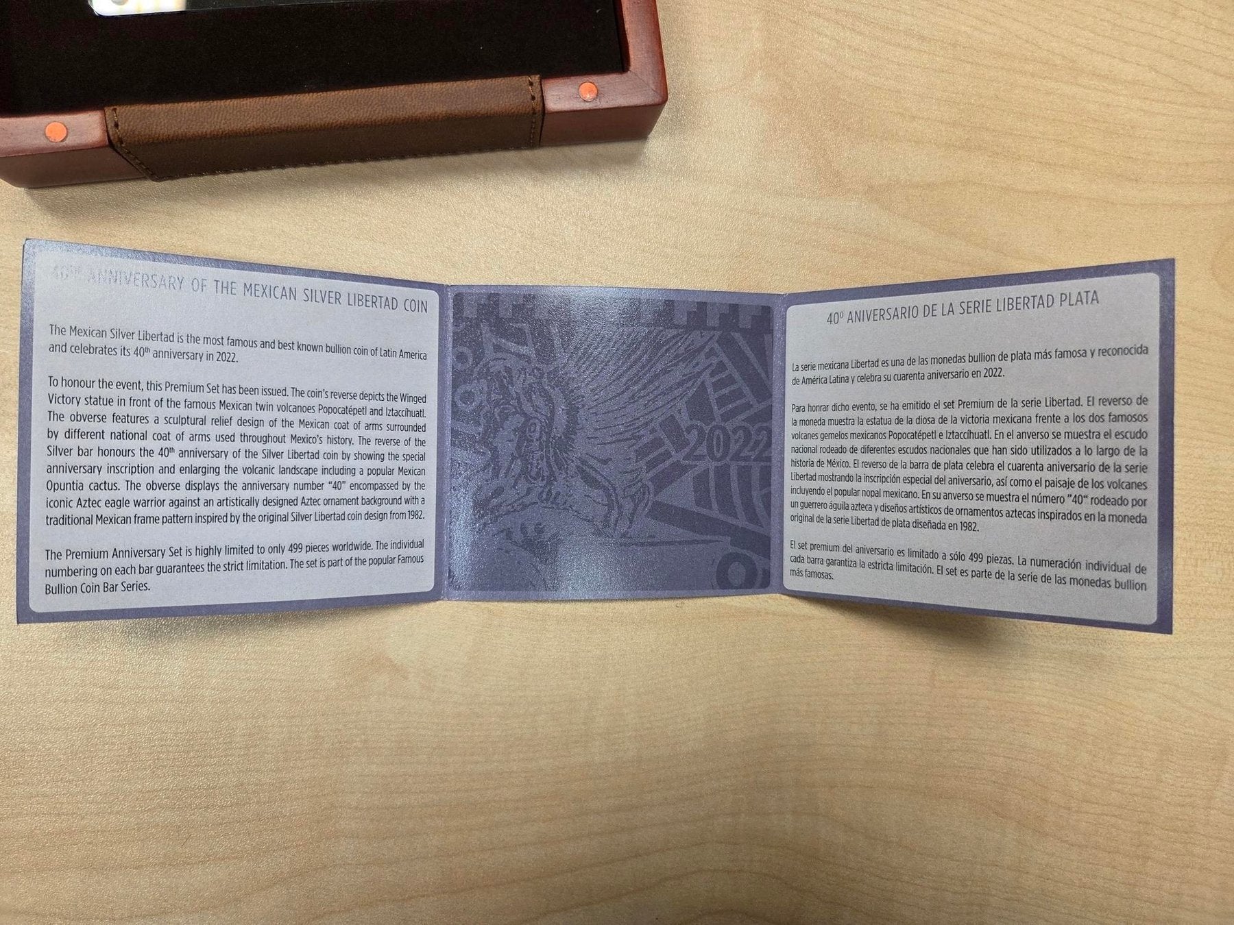 40th Anniversary Of The Mexican Silver Libertad Coin - 1 oz