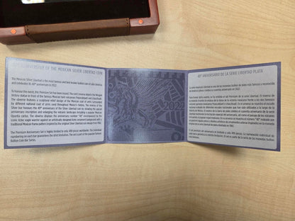 40th Anniversary Of The Mexican Silver Libertad Coin - 1 oz