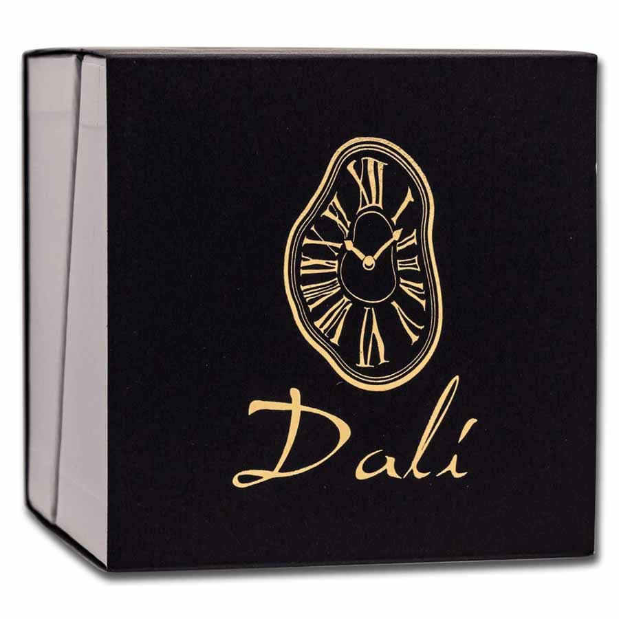 Niue - MELTING CLOCK Salvador Dali Gilded - 1,5 oz
