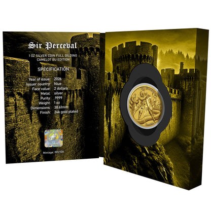 Niue - Camelot - Sir Perceval Full Gilding