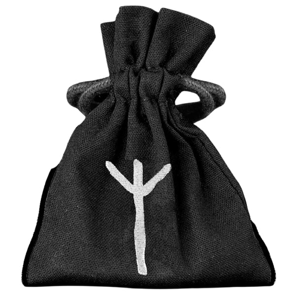 2023 Germania Runes - Algiz 1 oz Silver Ennobled Cast Bar