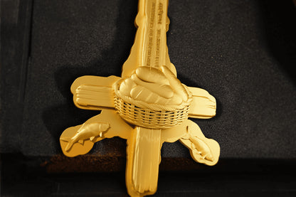 Cameroon - Saint Philip 12 Apostle Series GILDED - 2 oz