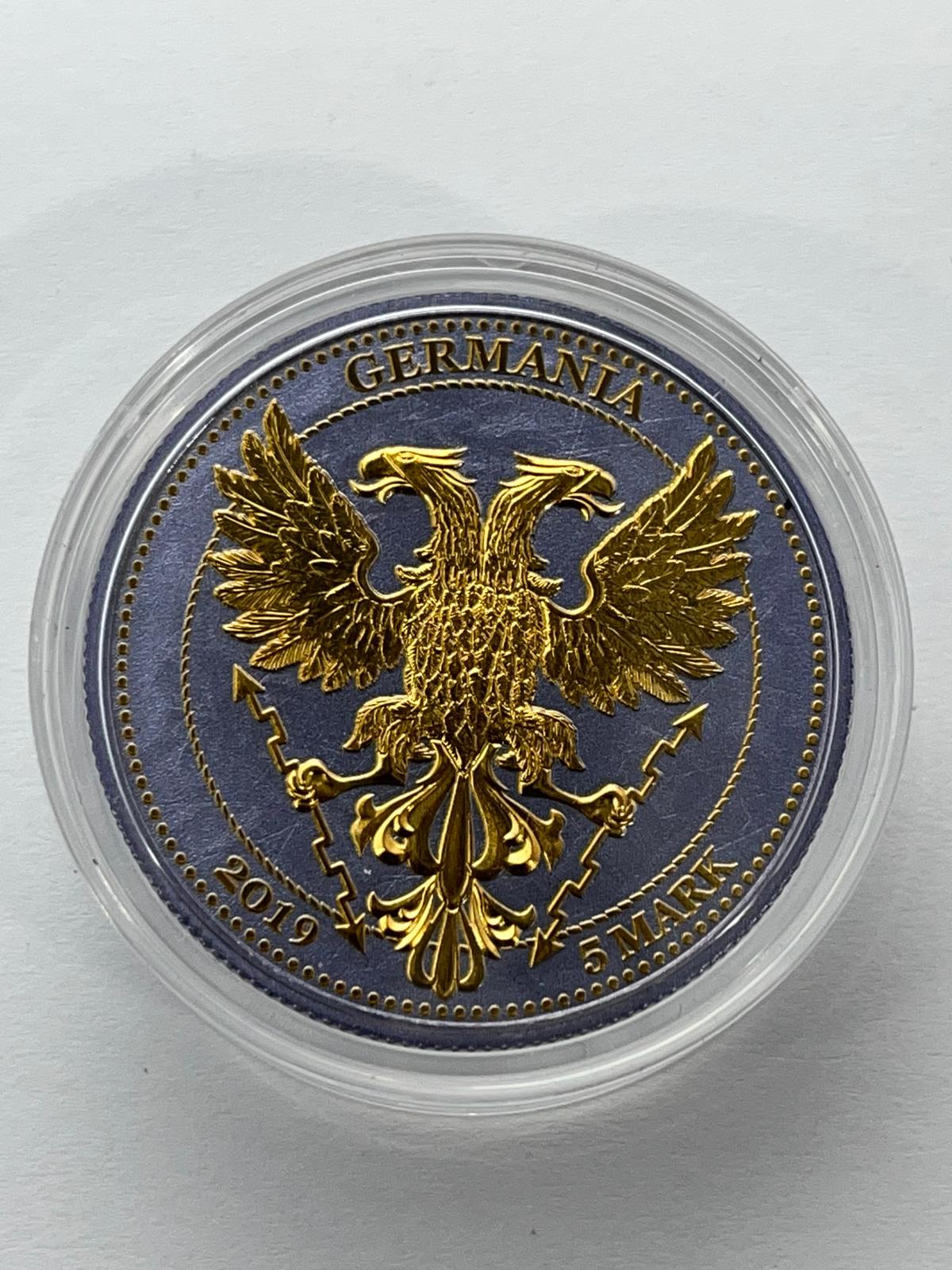 Gingerbread Blue/Purple background with Cane - 1 oz