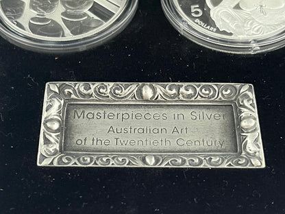 Masterpieces in Silver II Australian Art set