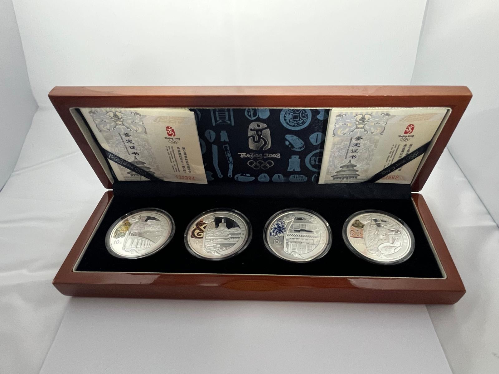 The Games of the XXIX Olympiads - set 4 coins 1 x 4 oz