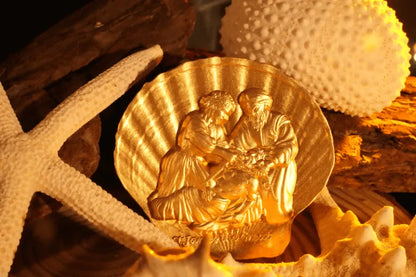 Cameroon - Saint James The Great 12 Apostle Series GILDED - 2 oz