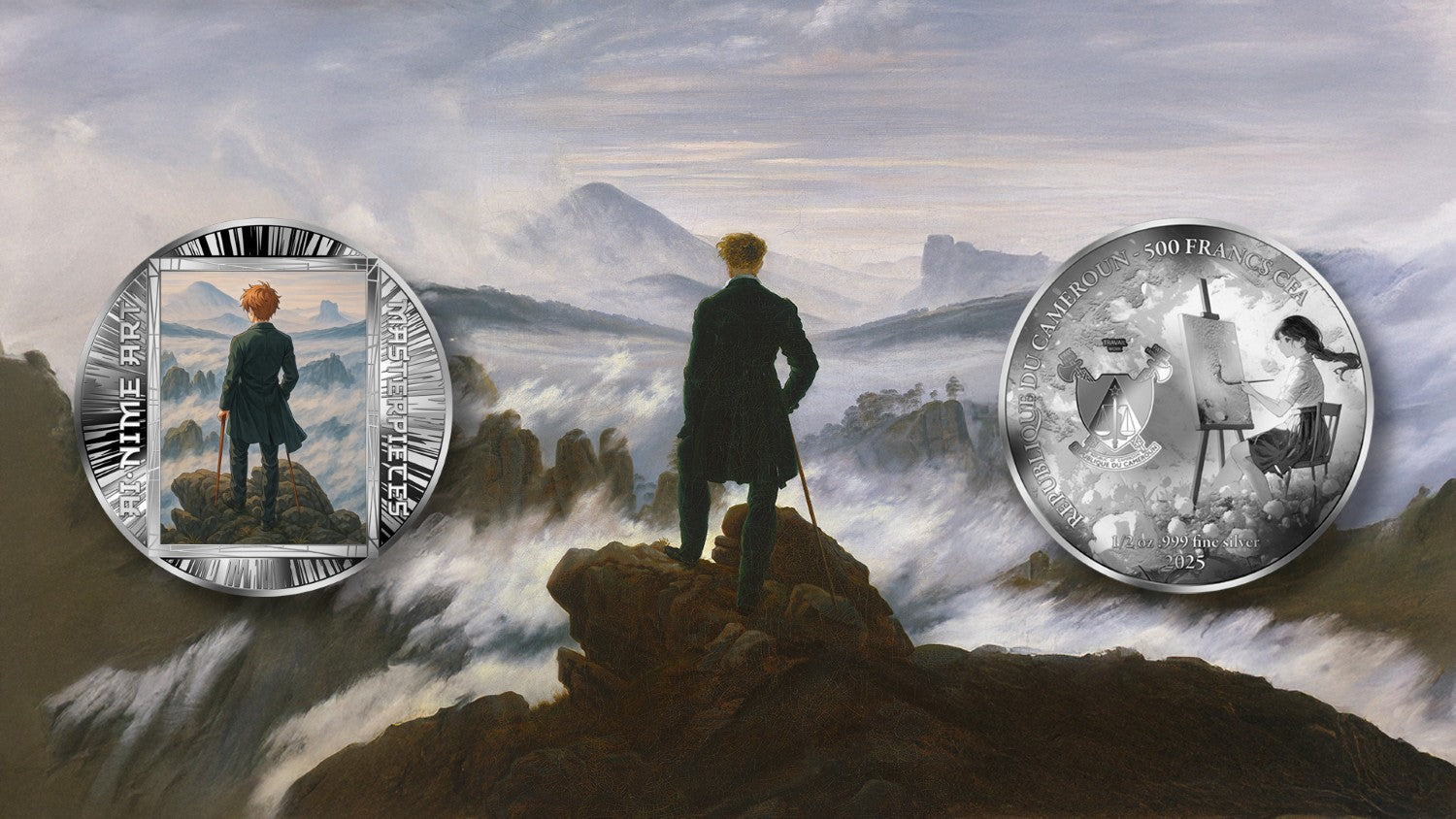 Wanderer Above the Sea of ​​Fog – AI•NIME Art series 1/2 oz