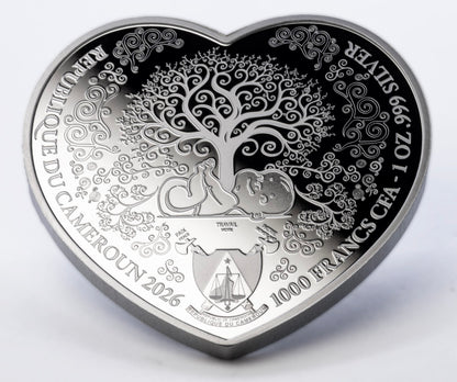 Cameroon - Baby Boy - New Born Heart series - 1 oz