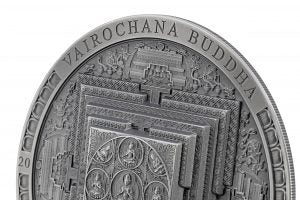 Vairochana Buddha (Mandala) Antiqued – Archeology & Symbolism 3 oz