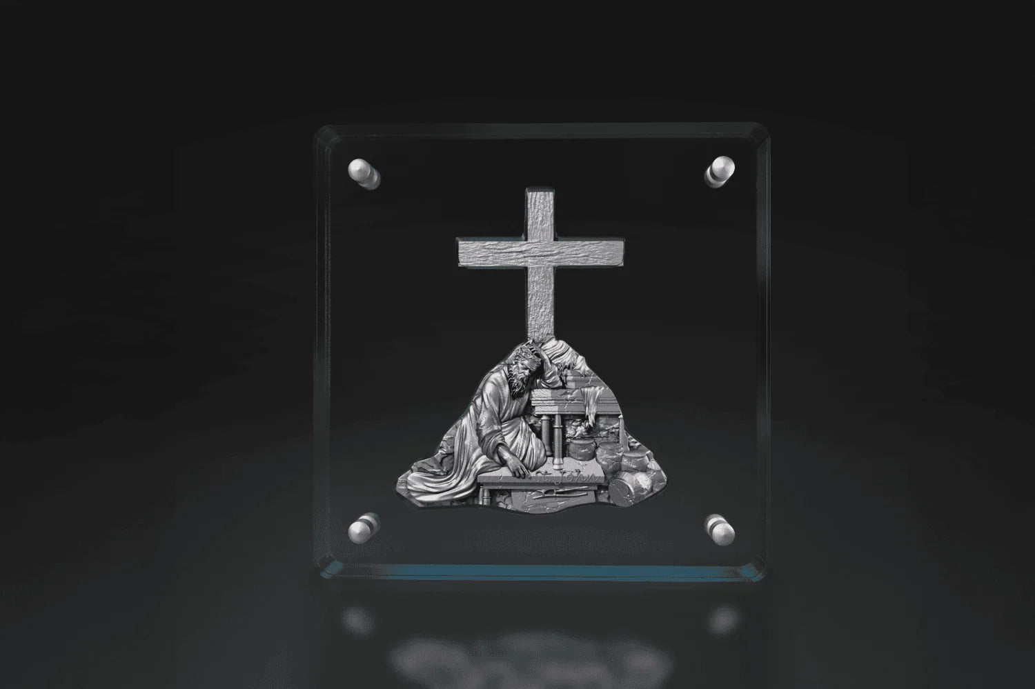 Cameroon - Saint John 12 Apostle Series ANTIQUED - 2 oz