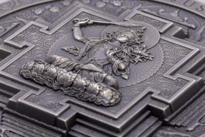 Mongolia - Archeology & Symbolism - Manjushri Mandala Antiqued
