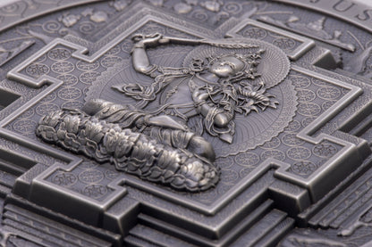Mongolia - Archeology & Symbolism - Manjushri Mandala Antiqued