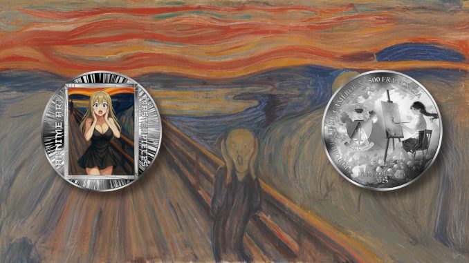The Scream - AI•NIME Art series 1/2 oz