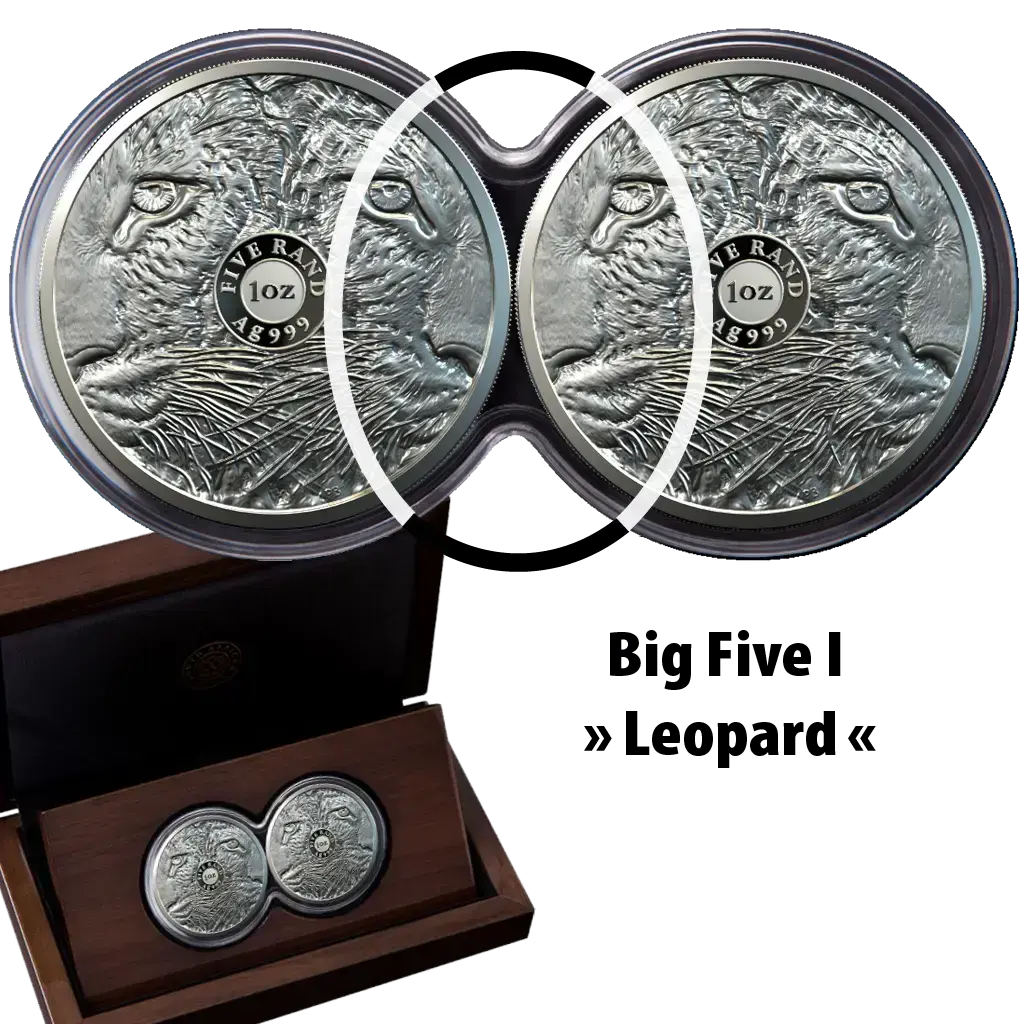 South Africa - Big Five I - Leopard - Double Capsule - 2 oz