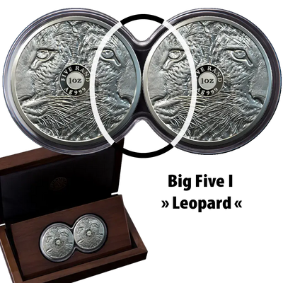 Südafrika - Big Five I - Leopard - Double Capsule - 2 oz