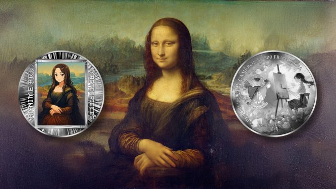 Mona Lisa - AI•NIME Art series 1/2 oz
