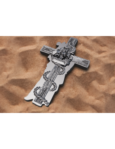 Cameroon - Saint Jude 12 Apostle Series ANTIQUE- 2 oz