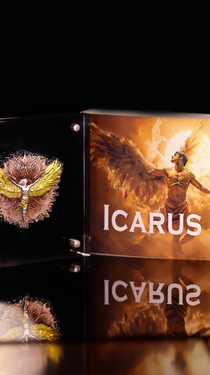 Cameroon - Icarus shaped coin - 2 oz